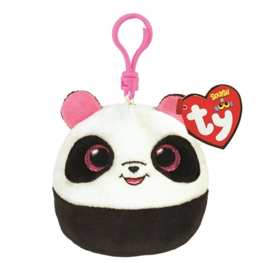 Bamboo Panda Squish-A-Boos Clip